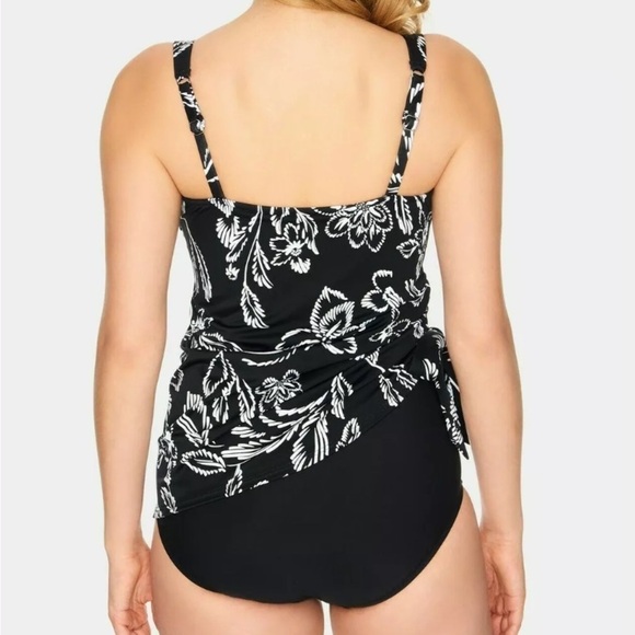 SWIM Solutions Tummy Control Floral One Piece - Picture 4 of 6